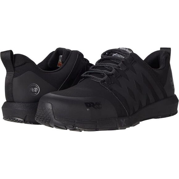 Timberland PRO Radius Work Sneaker Men 7 Black Raptek Composite Toe Shoes FZP164 main image 12